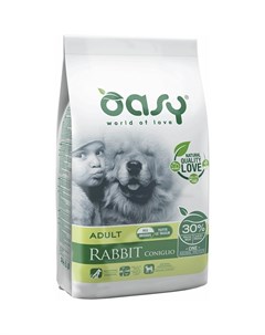 Dry Dog OAP Adult All Breed Rabbit сухой корм для взрослых собак всех пород с кроликом Oasy