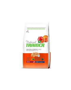 Сухой корм Natural Medium Adult для взрослых собак средних пород с курицей 3 кг Trainer