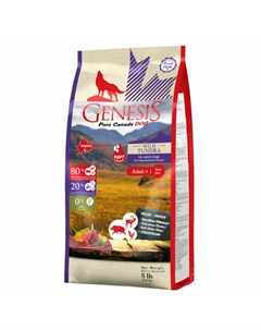 Pure Canada Wild Taiga Soft полувлажный корм для взрослых собак всех пород с мясом дикого кабана сев Genesis