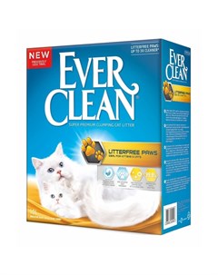Litter Free Paws наполнитель комкующийся для для длинношерстных кошек и котят Ever clean