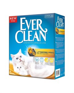 Litter Free Paws наполнитель комкующийся для для длинношерстных кошек и котят 6 л Ever clean