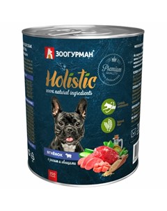 Holistic влажный корм для собак паштет с ягненком рисом и овощами в консервах 350 г Зоогурман