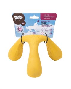 Zogoflex Air игрушка интерактивная для собак Wox 10x15x17 см желтая West paw