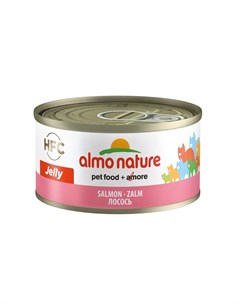 Legend Adult Cat Salmon влажный корм для кошек с лососем кусочки в желе в консервах 70 г Almo nature