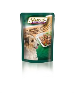 Speciality Dog влажный корм для собак с кроликом и овощами кусочки в соусе в паучах 100 г Stuzzy