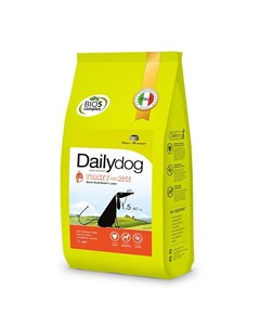 Сухой корм dailydog senior small breed turkey and rice для пожилых собак мелких пород с индейкой и р Dailydog