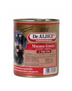 Консервы Dr Alders Garant для взрослых собак с говядиной 750 гр х 12 шт Dr. alder's