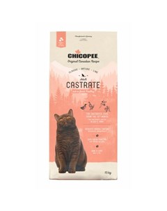 CNL Cat Castrate Poultry сухой корм для стерилизованных кошек с мясом птицы Chicopee