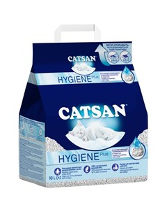 Hygiene Plus впитывающий некомкующийся гигиенический наполнитель для кошачьего туалета Catsan