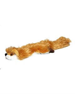 Игрушка для собак лиса шкурка с пищалками 35 см Nems