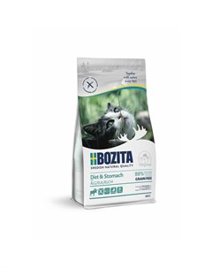 Sensitive Diet Stomach GF сухой беззерновой корм для кошек с чувствствительным пищеварением с лосем  Bozita