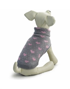 Triol свитер для собак сердечки серый xxl 45 см Триол