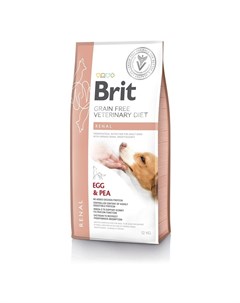Сухой беззерновой корм VDD Renal для взрослых собак при хронической почечной недостаточности с яйцом Brit*