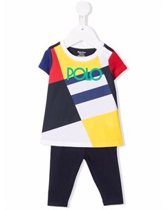 Спортивный костюм в стиле колор блок Ralph lauren kids