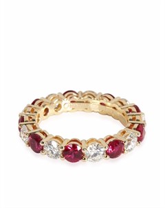 Кольцо Embrace с рубинами и бриллиантами Tiffany & co. pre-owned