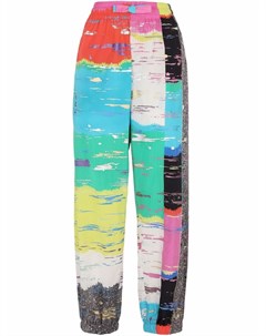 Укороченные брюки с абстрактным принтом Dolce&gabbana
