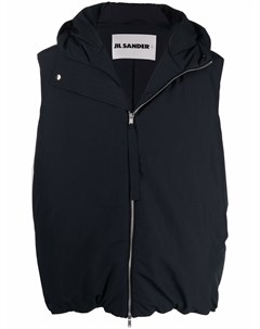 Дутое пальто без рукавов Jil sander