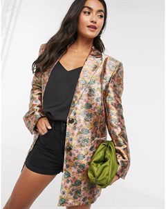Пиджак с цветочным узором Asos design