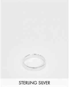 Широкое кольцо из стерлингового серебра Asos design