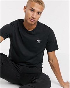 Черная футболка essentials Adidas originals