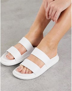 Белые сандалии из гибкого пластика Friday Asos design