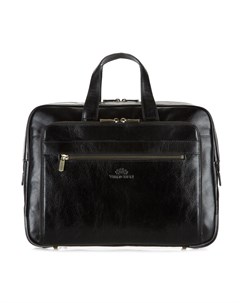 Мужская винтажная кожаная сумка для ноутбука 15 6 дюйма с несколькими карманами Wittchen
