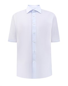 Рубашка из гладкого хлопка Impeccabile с короткими рукавами Canali