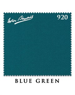 Сукно 920 195см Blue Green Iwan simonis