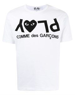Футболка с логотипом Comme des garcons