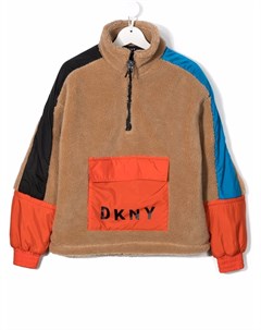 Пуловер в стиле колор блок Dkny kids