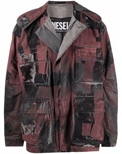 Джинсовая куртка с принтом Diesel