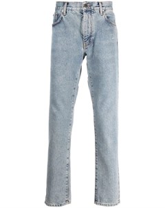 Прямые джинсы с логотипом Cut Here Off-white