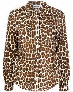 Рубашка с леопардовым принтом Parosh