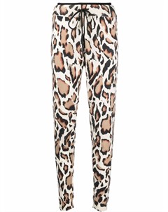 Спортивные брюки с леопардовым принтом Pinko