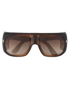 Солнцезащитные очки в массивной оправе Tom ford eyewear