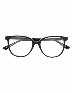 Прозрачные очки в квадратной оправе Bottega veneta eyewear