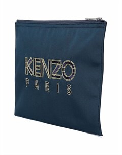 Клатч с вышитым логотипом Kenzo