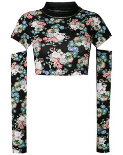 Укороченная блузка с цветочным принтом Gloria coelho