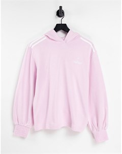 Худи розового цвета с трилистником Adidas originals