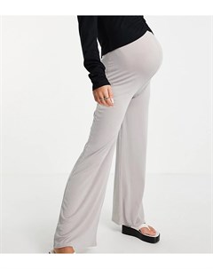 Серые джоггеры с широкими штанинами In The Style x Dani Dyer Maternity In the style maternity