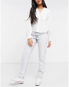 Светлые джинсы с завышенной талией в винтажном стиле Cotton On Cotton:on