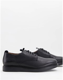 Черные кожаные туфли на шнуровке H by hudson