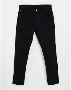 Черные узкие джинсы Clark Dr denim