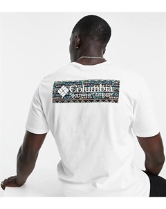 Белая футболка с принтом на спине North Cascades эксклюзивно для ASOS Columbia