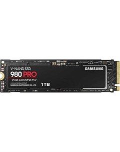 Накопитель SSD PCI E 4 0 x4 1Tb MZ V8P1T0BW 980 PRO M 2 2280 MZ V8P1T0BW Samsung
