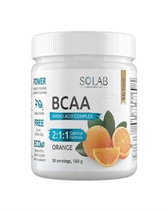 Аминокислоты BCAA 2 1 1 апельсин 180 г Solab