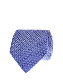 Шелковый галстук с жаккардовым принтом и логотипом Canali