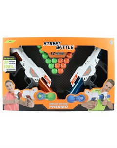 Игрушечное оружие Street Battle 2 шт 20 шариков 1toy