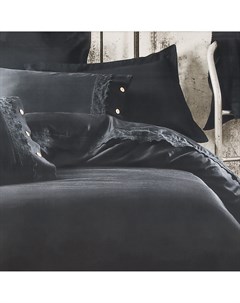 Комплект постельного белья Belinda чёрный Евро Ecocotton