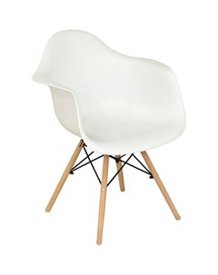 Кресло белое 47х54х81 см Dowell